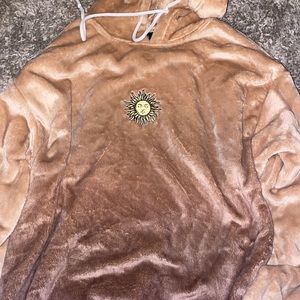 Brown velvet texture with a little sun on it| couldn’t fit no more but I love it